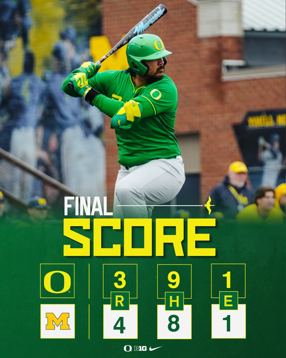 Oregon Duck Baseball tweet media