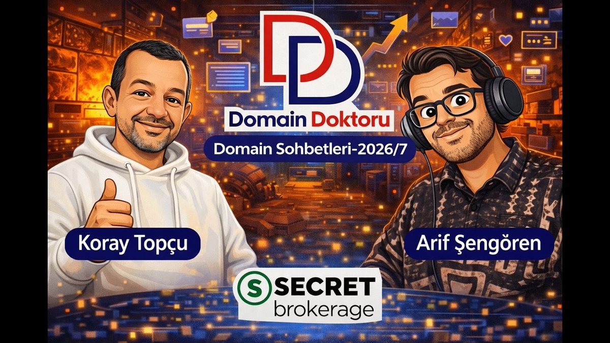 Atak Domain'de, .com 6.99$, Domainler için tool fikirleri - Domain Sohbetleri 2026/7
#domain #alanadı
W/ <a href="/itsnotmytempo/">Arif Sengoren</a> <a href="/koraytopcu/">Koray Topçu</a> <a href="/domaindoktoru/">Domain Doktoru</a> 
youtu.be/94JIrj-nf7U