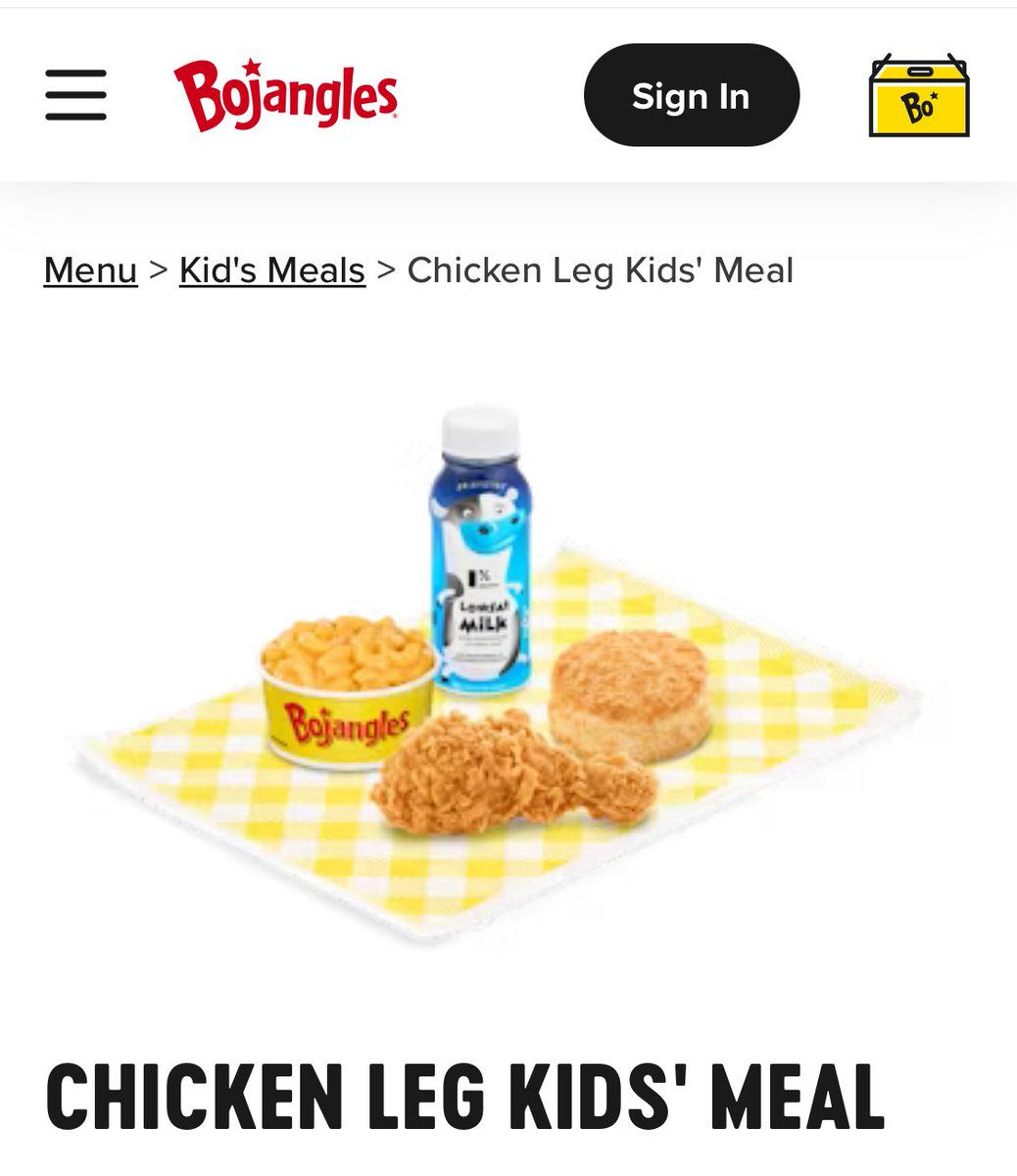 you are eating at the popular in South Carolina restaurant bojangles ...