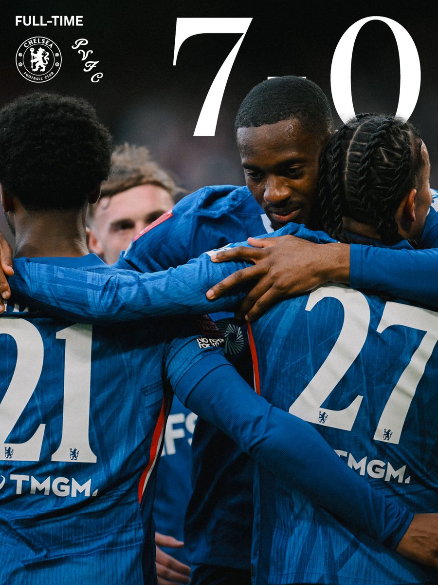 powerfmzimbabwe's tweet image. 7 goals. Total domination. With zero reply.
A performance that echoes history matching a 7-0 win last seen over a century ago.
Wembley is calling… loud and clear. #FACup #weekendsports