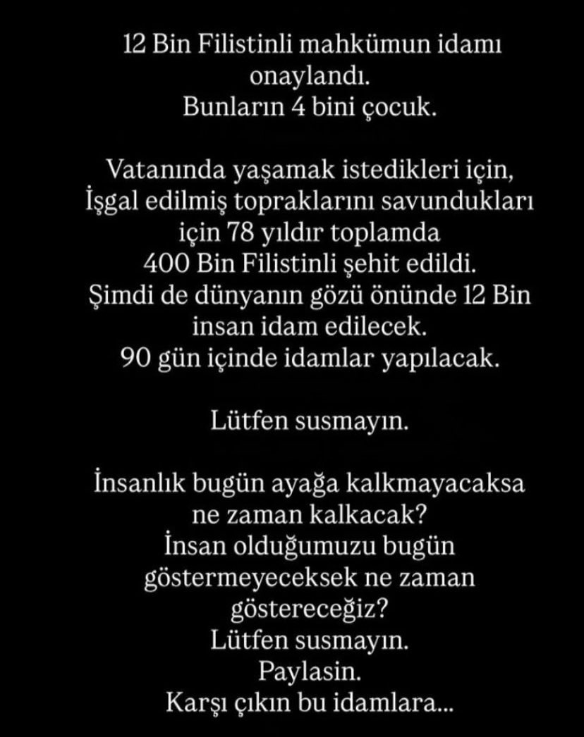 İnsanlık bugün ayağa kalkmayacaksa ne zaman kalkacak?