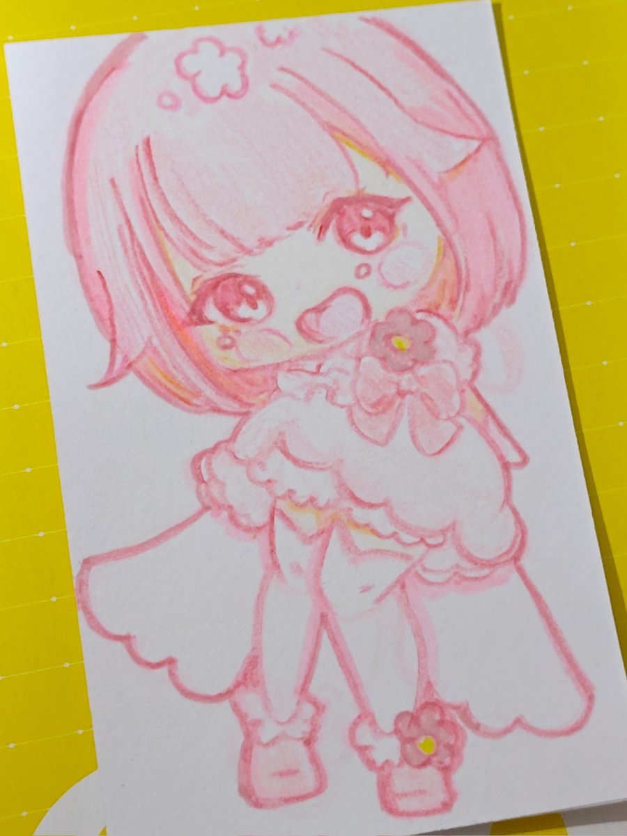 MoFuCha__'s tweet photo. 最近ハマってるアナログイラスト https://t.co/4cToWegFNA