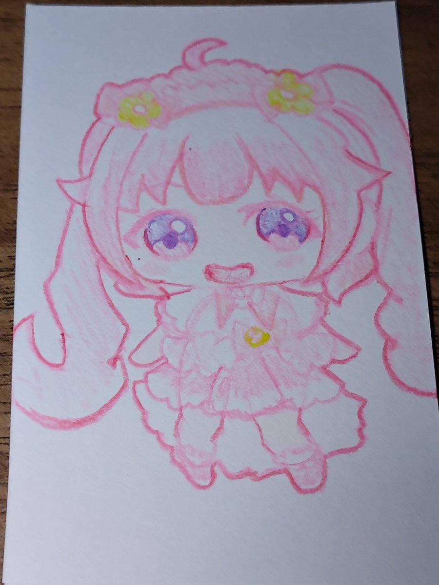 MoFuCha__'s tweet photo. 最近ハマってるアナログイラスト https://t.co/4cToWegFNA