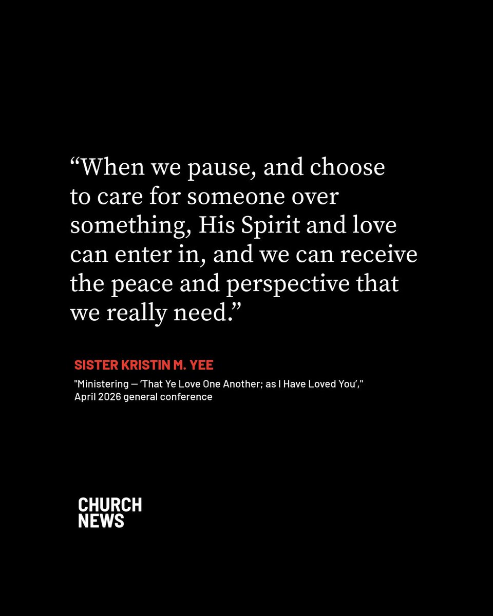 the_churchnews's tweet photo. 🔗: https://t.co/JdraCtOWCW

See photos and read a summary of the Saturday morning session of April 2026 general conference. https://t.co/VK87IpXC67