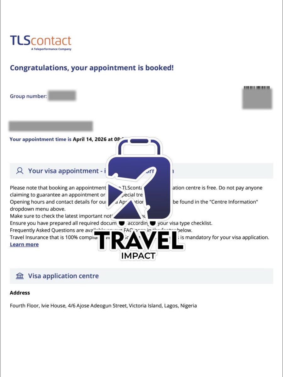 USDateFocus's tweet photo. Travel Plans, No Delay!

With Travel Impact, your visa appointment is handled with ease, while you prepare for the experience ahead

Send in requests for any destination and let’s get you moving
#usvisaappointment #spainappointment #italyappointment #franceappointment #schengen https://t.co/nrGDJzwl5x