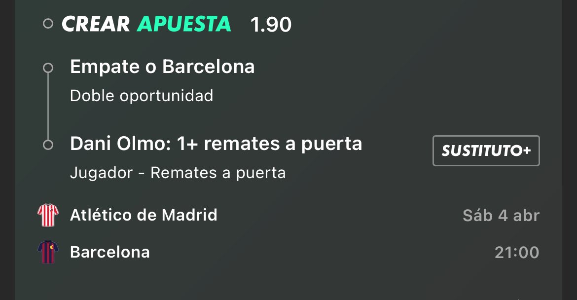 TipsterIberico's tweet photo. ⚽️ LaLiga

✅ Pick:
• FC Barcelona o empate  
• Dani Olmo remate a puerta  
💰 Cuota: 1.90  
📊 Stake: 7/10  

🧠 Partido clave para el Barça: si gana, deja la liga muy encarrilada. Se espera dominio e intensidad desde el inicio.

#fútbol #LaLiga #pronósticos #apuesta #bet https://t.co/WAA1A6Kf8M