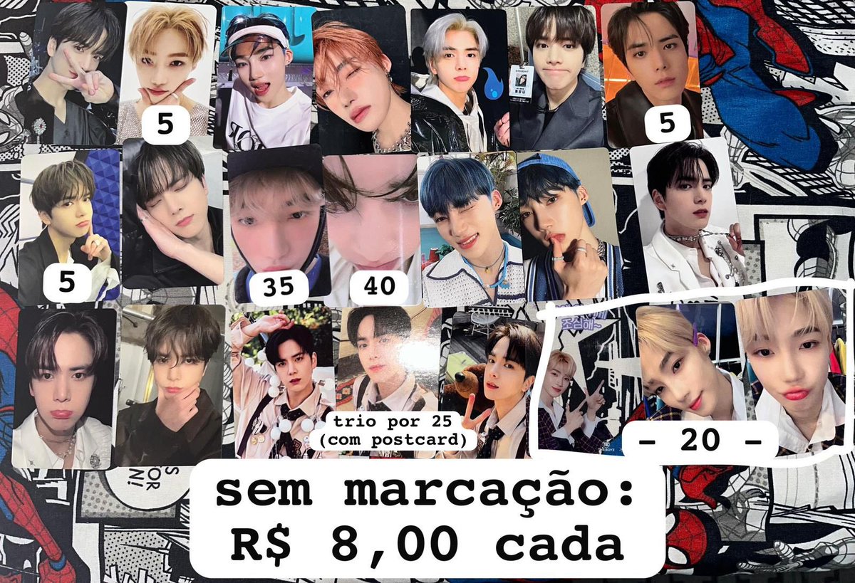 seongmails's tweet photo. 𝜗ৎ VENDA THE BOYZ

• ⁠valores na imagem + frete (superfrete ou frenet)
• ⁠compra mínima de R$25,00 
• mando vídeos no privado
• ⁠envio em até 14 dias úteis

the boyz wts vendo venda new chanhee younghoon https://t.co/lz0ZAKpSeg