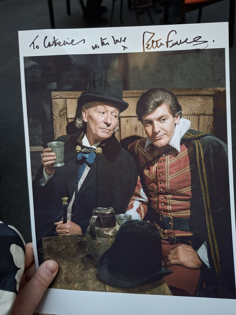 emforsters's tweet photo. Briefly popping back to say what a lovely day I had at the Dalek's Master Plan screening! Was such a special thing to experience with other Doctor Who fans and everyone I spoke to was so lovely 💖 of course, none of this could have happened without the wonderful @filmisfabulous https://t.co/xd7azJZNVN