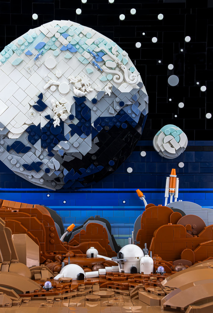 RebelLUG's tweet photo. Space Extraction for #LEGOIDEAS by @syrdarian_  (Marc)
Incredible color blends, NPU, and forced perspective by RebelLUG member, Marc. Check out Marc's IG post for more angles, WIP shots, and details about the icy planet Thabos.
#LEGO #space #microscale https://t.co/qnEATn9K7J