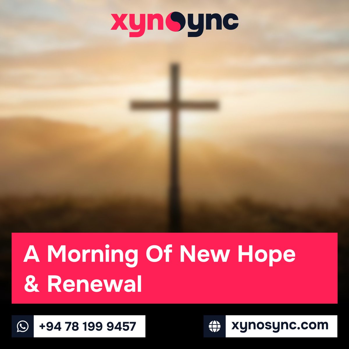 xynosync's tweet photo. May this Easter bring peace to troubled places, comfort to the weary, and a gentle reminder that brighter days are always ahead.

#XynoSync #Easter #HappyEaster #Web #Software #Server #Cloud #Cybersecurity #SriLanka https://t.co/S9pyCWNkHB