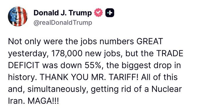 cmadsq's tweet image. #FederalReserve Chair Jerome Powell: 

“Effectively there is zero net job creation in the private sector.”
#Fed #USEconomy x.com/RpsAgainstTrum…
