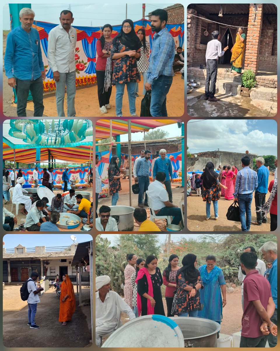 આજરોજ સિહોર તાલુકાના ખાંભા ગામ ખાતે ફુડ પોઈઝનિંગ આઉટબ્રેક અનુસંધાને તાલુકા હેલ્થ ઓફિસર મેડમશ્રી દ્વારા ગામમાં આજરોજ લગ્ન પ્રસંગ વાળા સ્થળ ની મુલાકાત લેવામાં આવેલ જ્યાં ભોજન સમારંભ માં જરૂરી સાવચેતી અંગે જરૂરી સુચનો આપવામાં આવેલ તથા ક્લોરનેશન કરાવેલ અને ગામ માં કાર્યરત મેડિકલ ટીમ