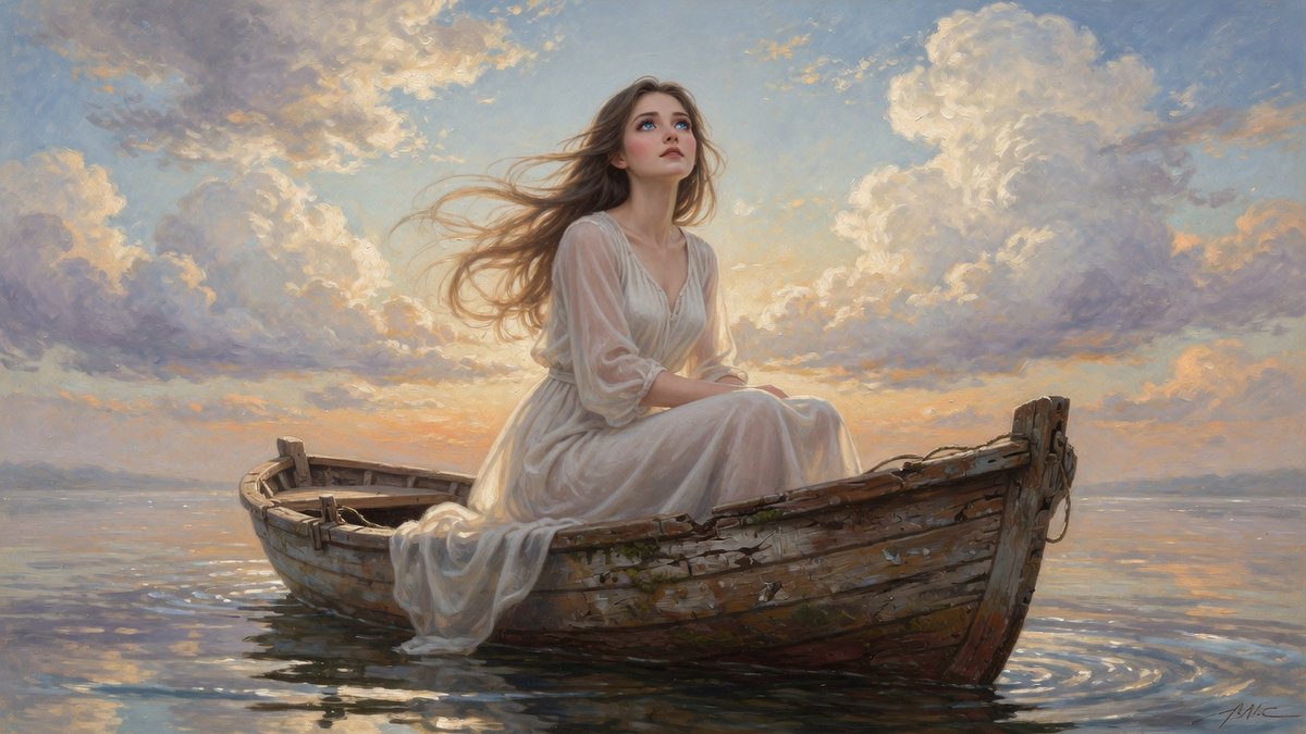 EtherealxArt's tweet image. The boat floats calmly on the water 💧🛶
#GrokImagine #AIart #GenerativeAI