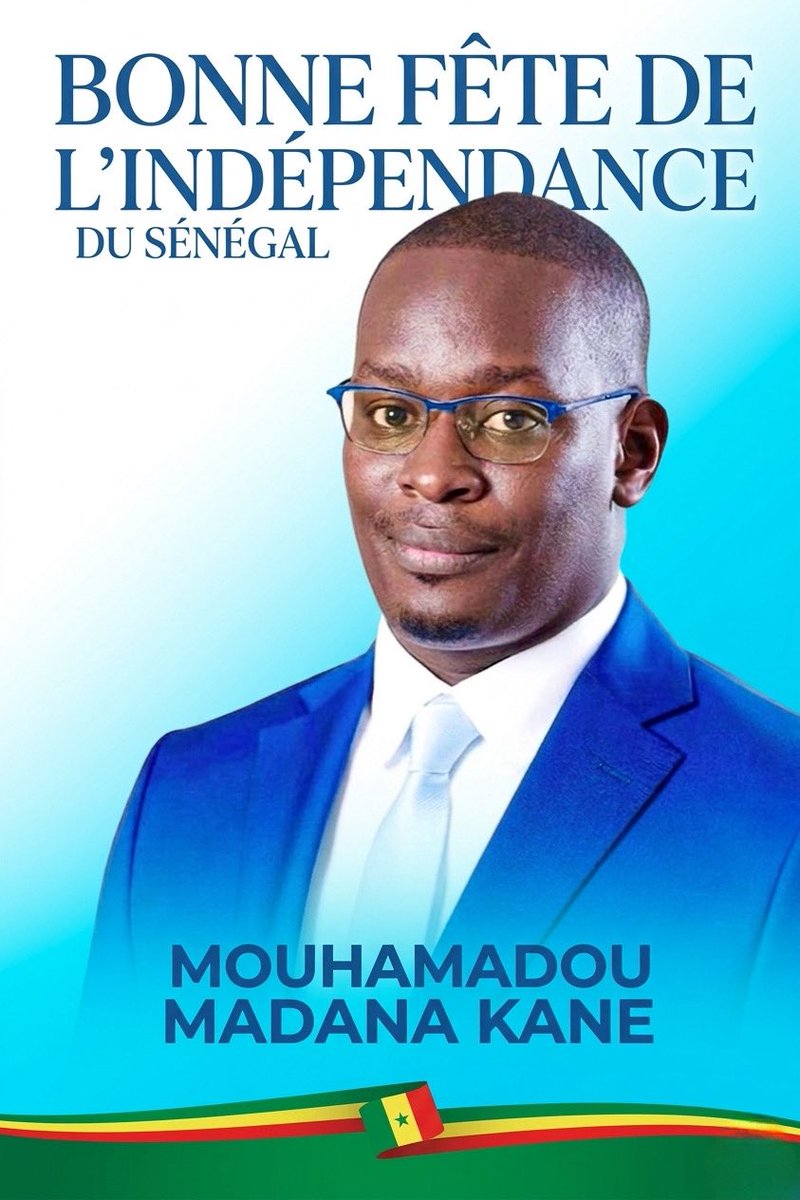 En ce 4 Avril, journée symbolique de notre souveraineté, j’adresse mes vœux les plus sincères à tout le peuple sénégalais.

Je rends hommage à nos anciens, qui se sont battus pour notre liberté, et j’encourage la jeunesse à porter haut le flambeau du patriotisme.