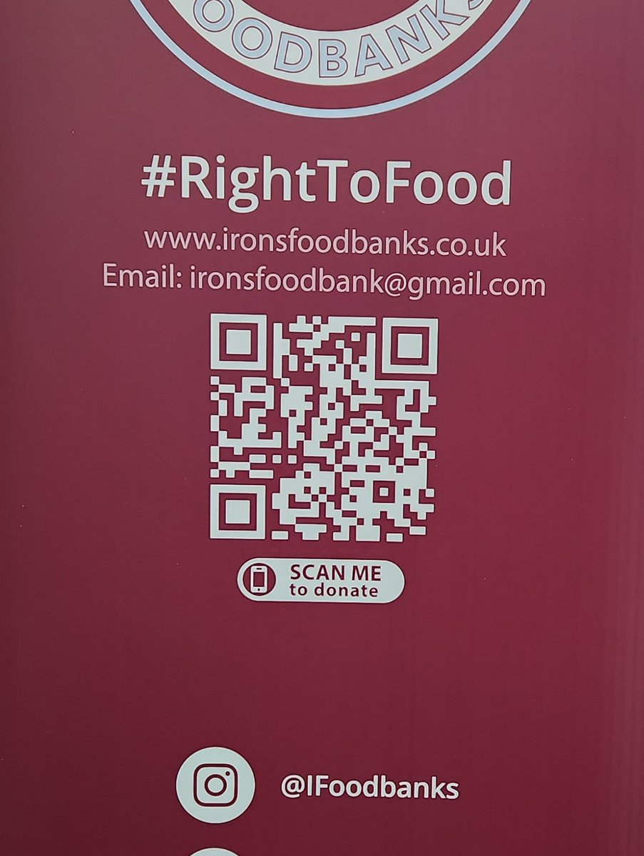 Irons Supporting Foodbanks tweet media