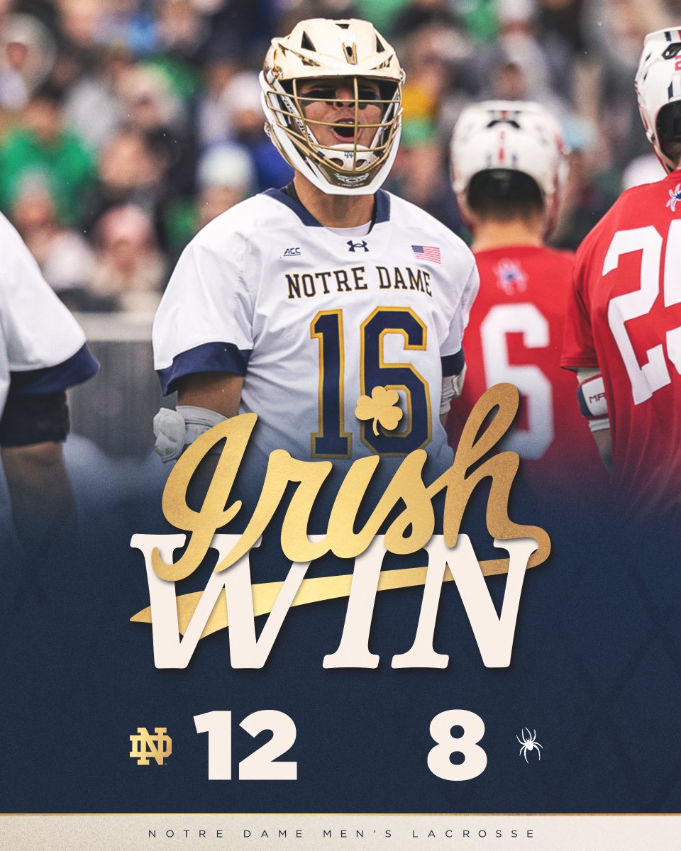 Notre Dame Lacrosse tweet media