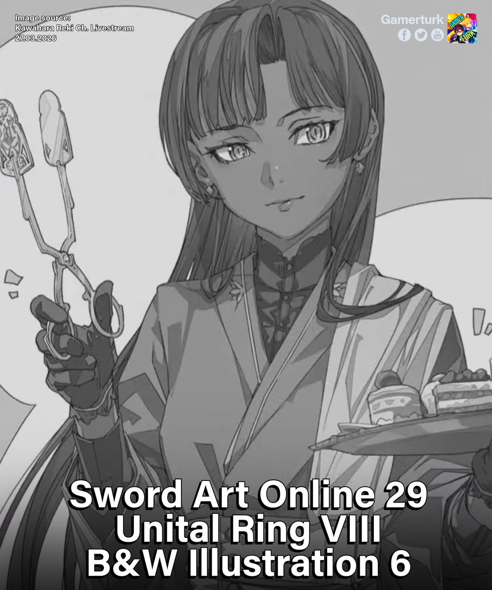 gamerturk95's tweet photo. 『Sword Art Online v29 Unital Ring VIII Preview』
A new character steps up into the frame!
An unknown character with dark skin, but no elf ears. Potentially indicating a character of Underworld's Dark Territory origin.
#SwordArtOnline #SAO #SAOUR https://t.co/VBRpYkPR8j