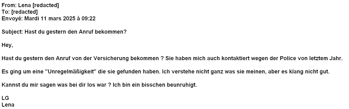 NewMessagel1k's tweet photo. 🇩🇪: #Problemversicherung #UnerwarteterAnruf #Alltagssorgen #RealesLeben #AnonymeMail https://t.co/YR1VgStDg8