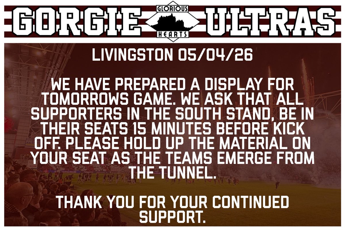 Gorgie Ultras tweet media