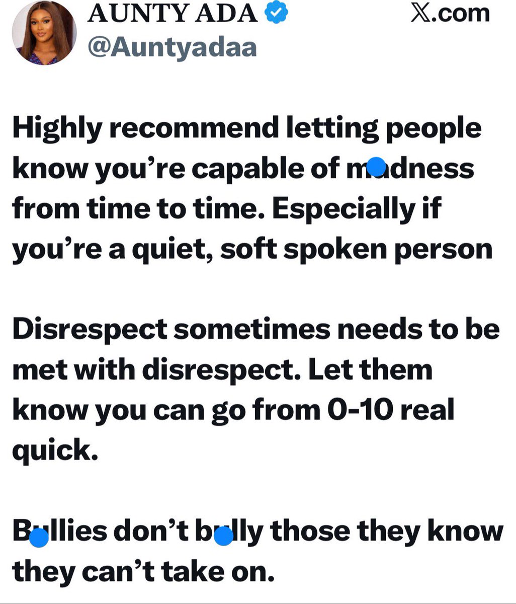 instablog9ja's tweet photo. Sometimes, disrespect needs to be met with disrespect- Lady https://t.co/FcuDeYkqku