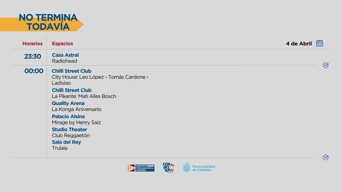 Ente Municipal de Fiscalización y Control tweet media