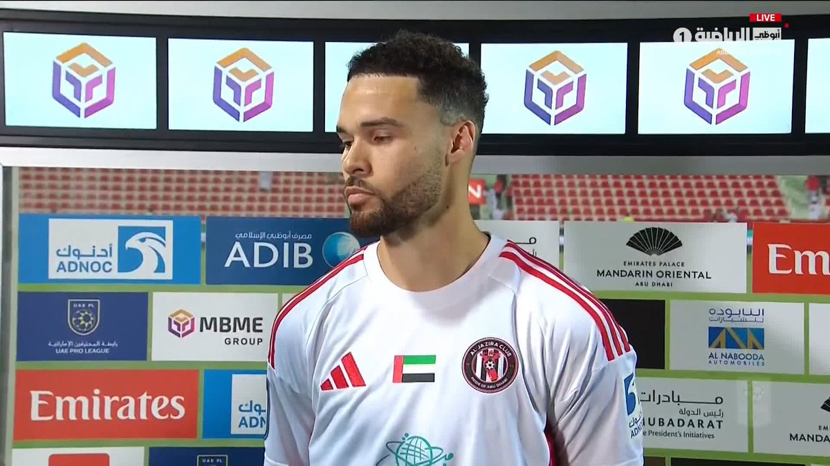 حديث ميلوني لاعب الجزيرة بعد القمة أمام شباب الأهلي. أبوظبي الرياضية 1 | #شباب_الأهلي_الجزيرة 