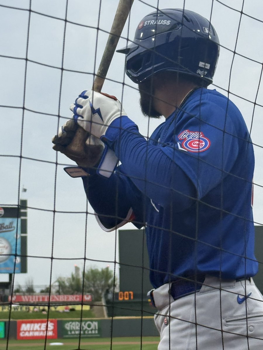 kmeier17's tweet photo. Spotted these and not surprised he raked the other night @ihapp_1 @bruceboltus Pedro Ramirez ⚡️love seeing these guys working hard at AAA https://t.co/v1PJorfc1k