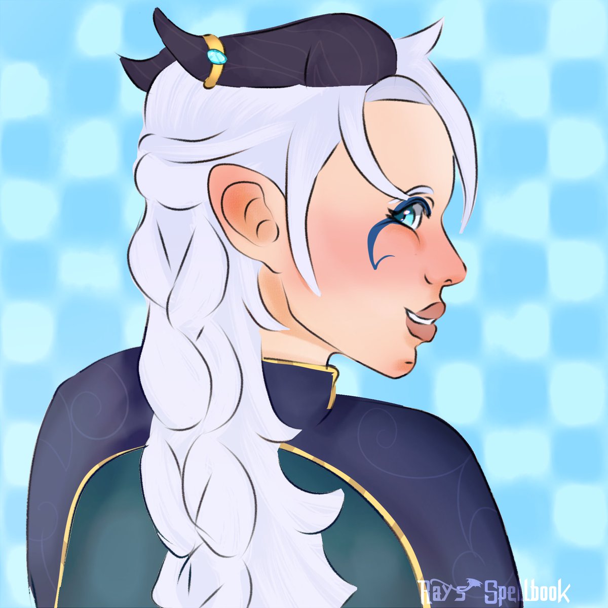 RaysSpellbook's tweet photo. Wanted to draw Princess Sarai (future AU) https://t.co/renI3K9zlK