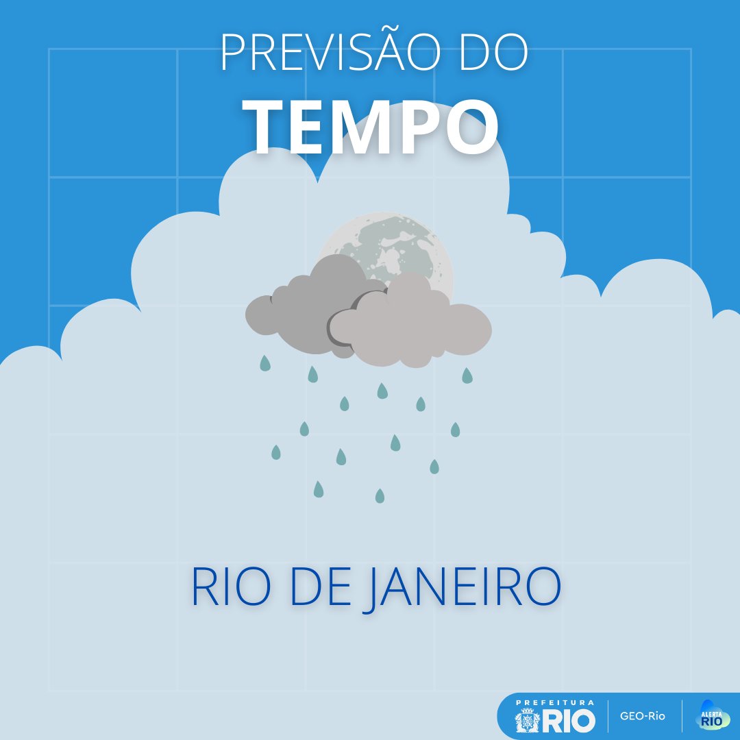 Sistema Alerta Rio - Prefeitura do Rio tweet media