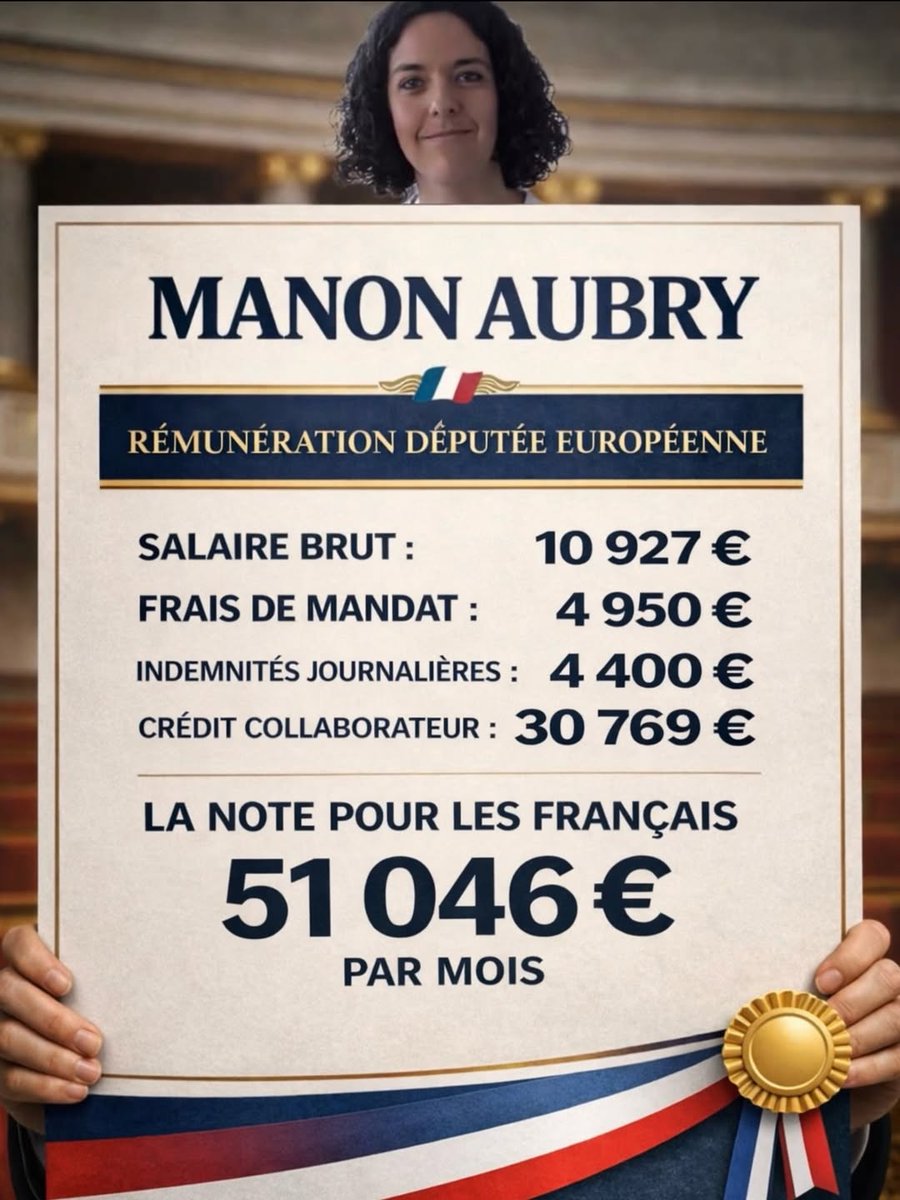 grossmustache's tweet photo. @Francais2lambda @ManonAubryFr Quelle cruche...😡😡😡😡 https://t.co/CcUwNttzl9