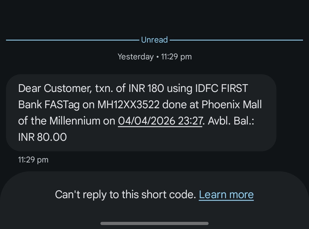 Abinashjena741's tweet photo. @MillenniumPune so basically you are charging Rs 180 for 6.5 Hours of Parking at your mall. So if I watch 4 hours of movie then 1 hour of dinner and 1 hour of shopping at your place,still I have to pay ₹180? #overcharge @PCMCSarathi @PMCPune #pune #phoenixmall #parkingcharges https://t.co/LdzuZutShL