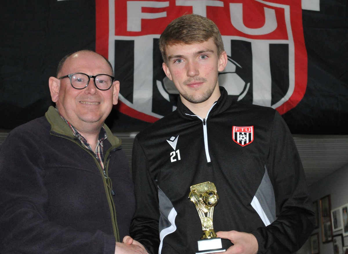 FlintTownFC's tweet photo. And Jake, Ben and Jack were all double trophy winners .. Jake Canavan (Supporters Player), Ben Hughes (Volunteers Player), Jack Thorn (Players' Player) https://t.co/189Iwny31q
