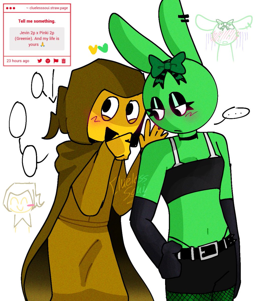 CluelessSoui's tweet photo. #sprunki2p Pinki x Jevin but 2p edition
— #sprunki #sprunkifanart #sprunkiart #sprunkipinki #sprunkijevin #fanart #art #sprunkiship #arttwt #incrediboxsprunki #incrediboxfanart #pinkisprunki #jevinsprunki #incredibox #sprunkiau #jevinxpinki https://t.co/zyLbdLHfrO