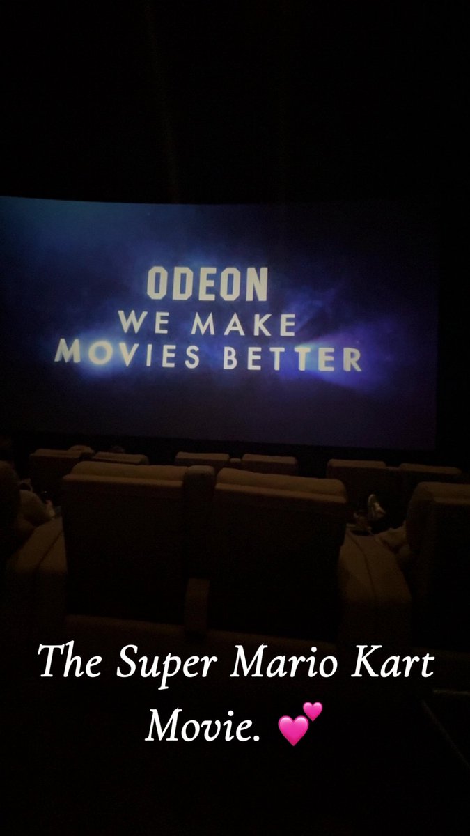 BrainyNewSexySH's tweet image. Time to watch The Super Mario Galaxy Movie with my boyfriend!💕 #TheSuperMarioGalaxyMovie #Odeon #Limitless