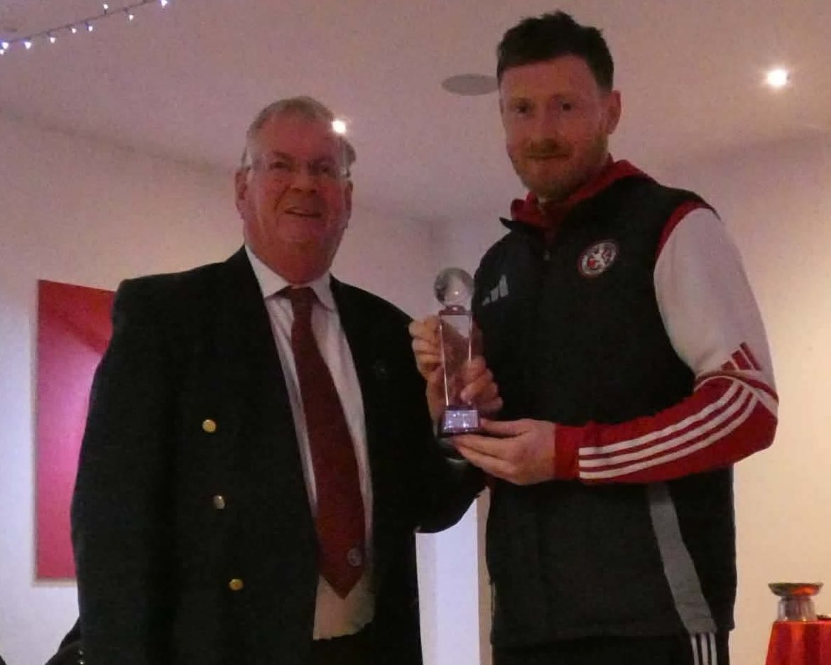 🏆 Our Player of the Year awards were presented after today’s match!

Supporters Player of the Year and Players Player of the Year - James Wallace

Young Player of the Year - Craig Mackenzie

Top Scorer - Shane Sutherland

Congratulations to all winners!