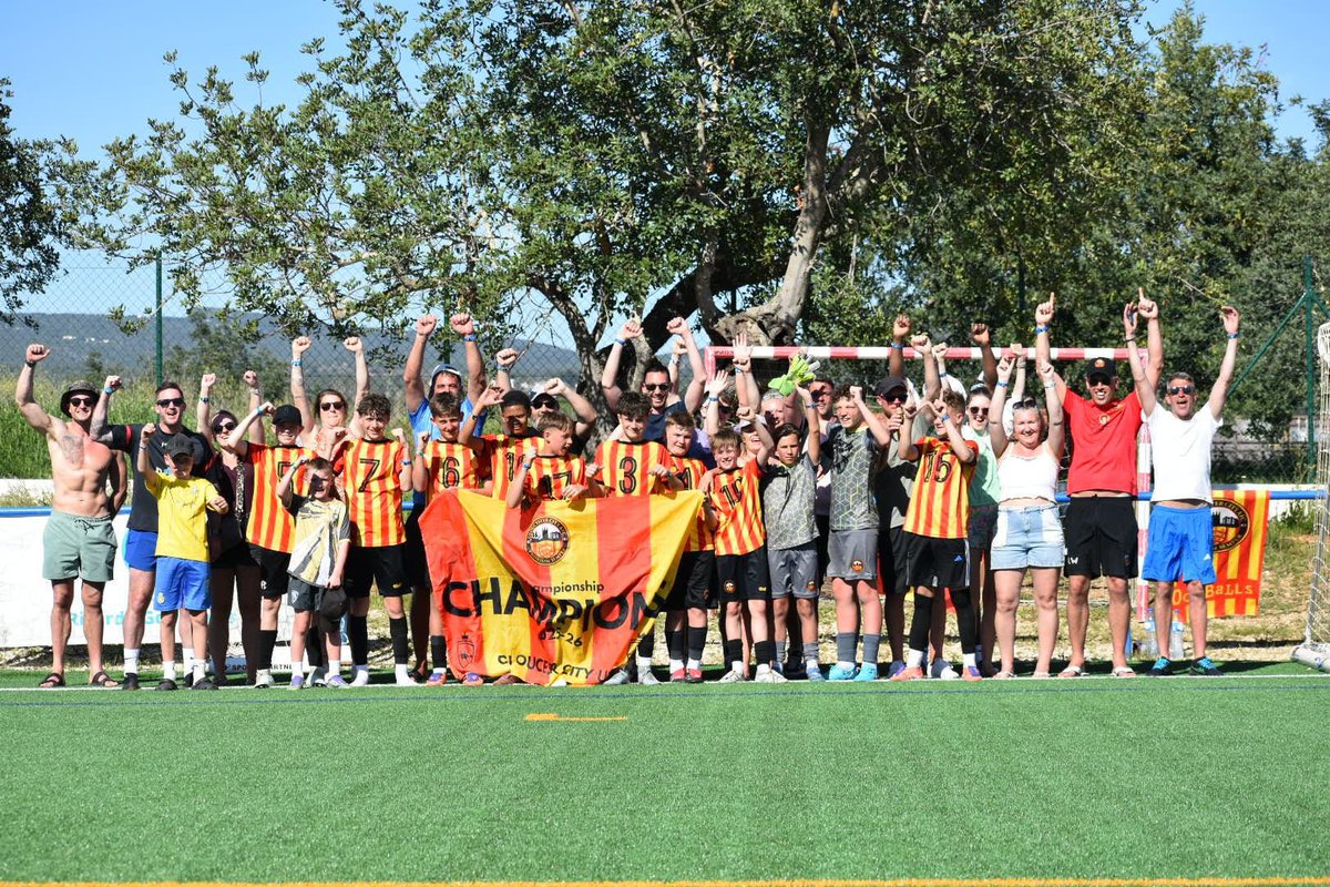 gcafcyouth's tweet photo. 🇵🇹🏆 After winning the league last week our under 13s have enjoyed yet more success this time in Portugal! 

The lads beat every team they faced to claim the Halopeo Pascoa Cup Paderne 🐯 

Superb effort once again 👏 

#GCAFC https://t.co/AeXOR9WGsF