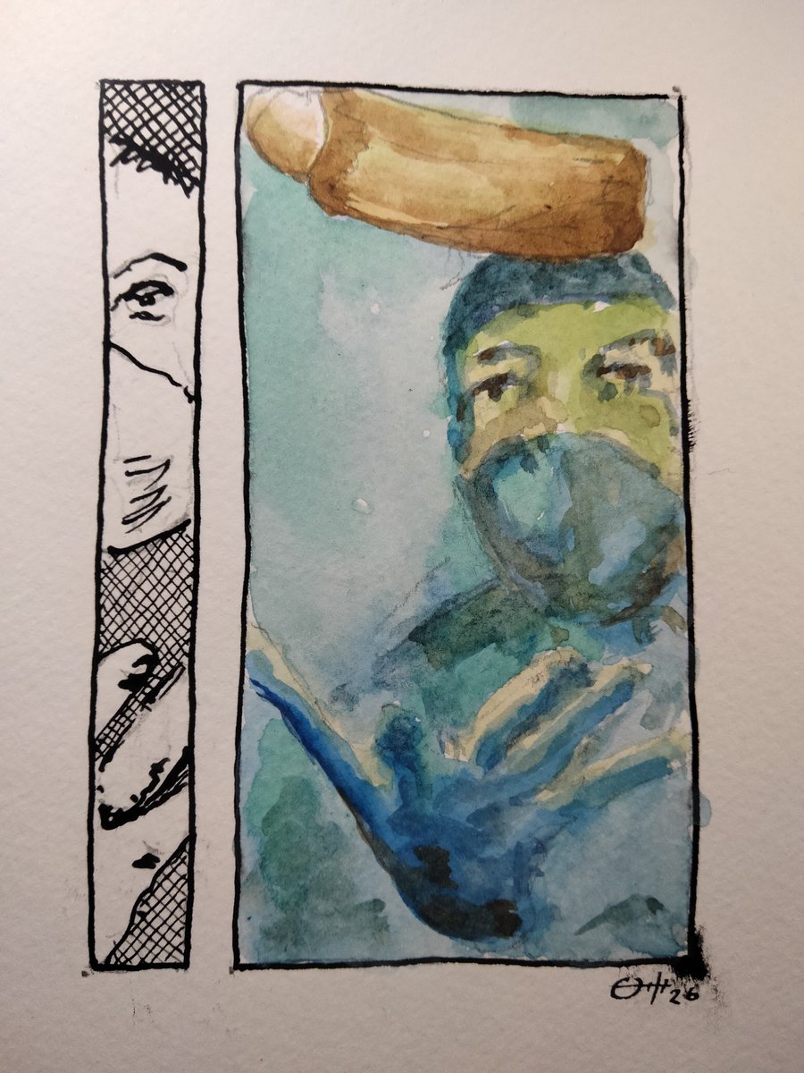 julesartvan's tweet image. Temperance 

#thedailysketch #watercolour and #inkdrawing inspired by the temperance tarot card 
#originalartwork #thefates #artforsale ebay.us/m/Awx8Xp