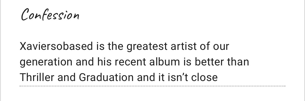 Music Twt Confessions tweet media