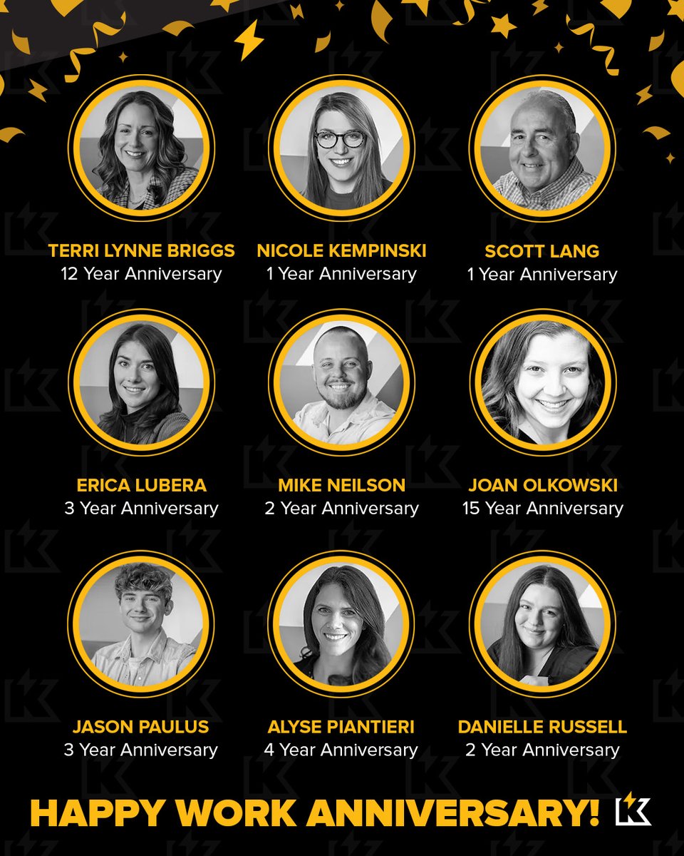 Celebration time! Happy work-iversary to these members of our KickCharge crew who joined our team in the month of April. 🎉⚡ #workanniversary #employeehighlight #getthespark #powerup