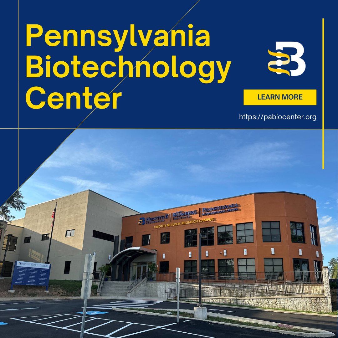 Pennsylvania Biotechnology Center tweet media