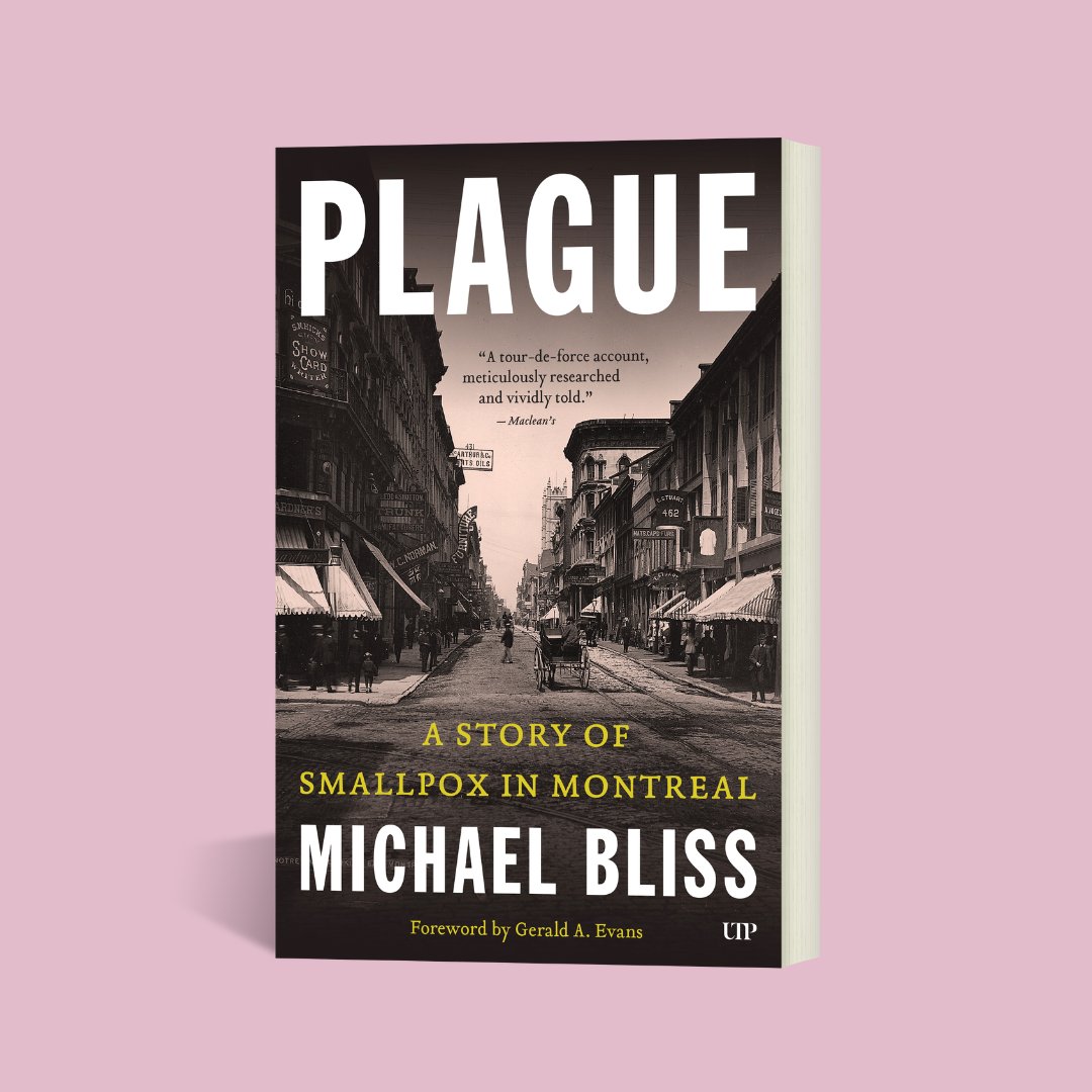 utpress's tweet image. "How Montreal grappled with smallpox in 1885 is fascinating in its own right and has powerful insights as we collectively struggle with our post-Covid society and politics today." @iamdavidmiller @c40cities
Now available: bit.ly/47cPNbR
#COVID #Pandemic