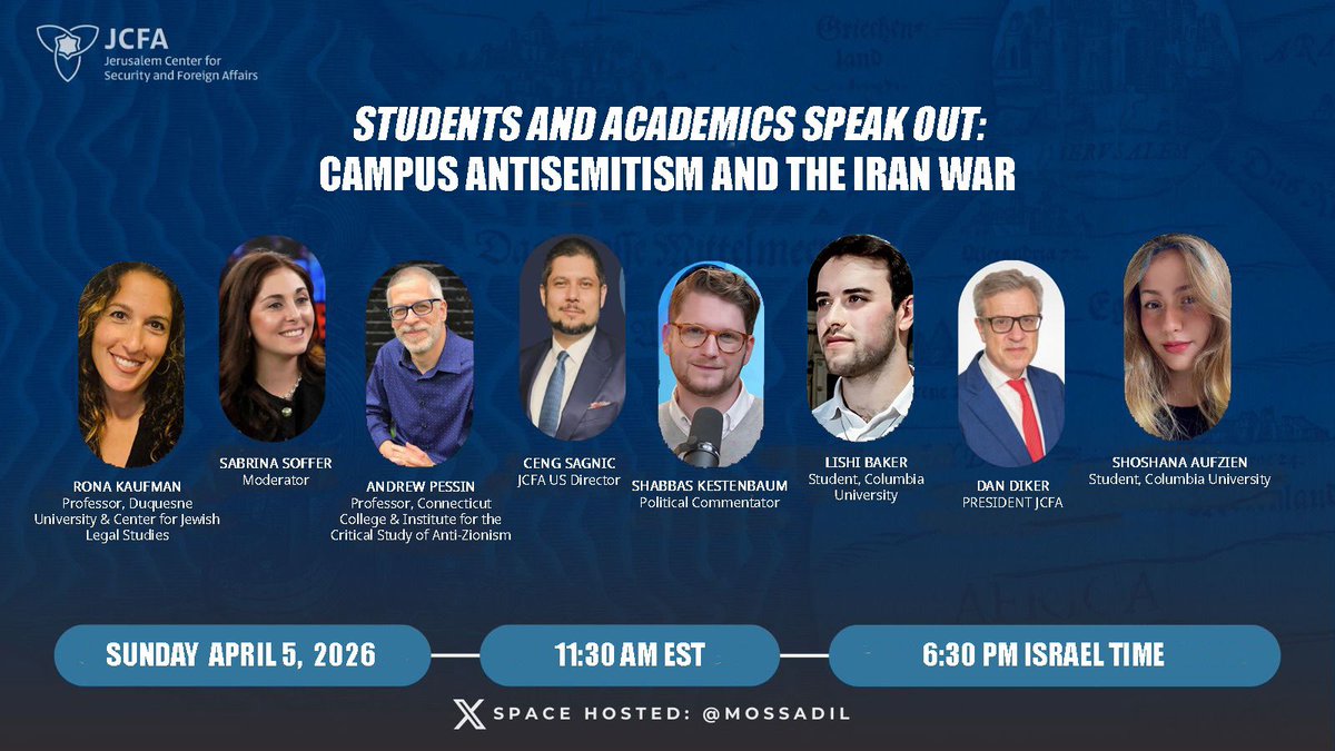 Jerusalem Center for Security and Foreign Affairs tweet media