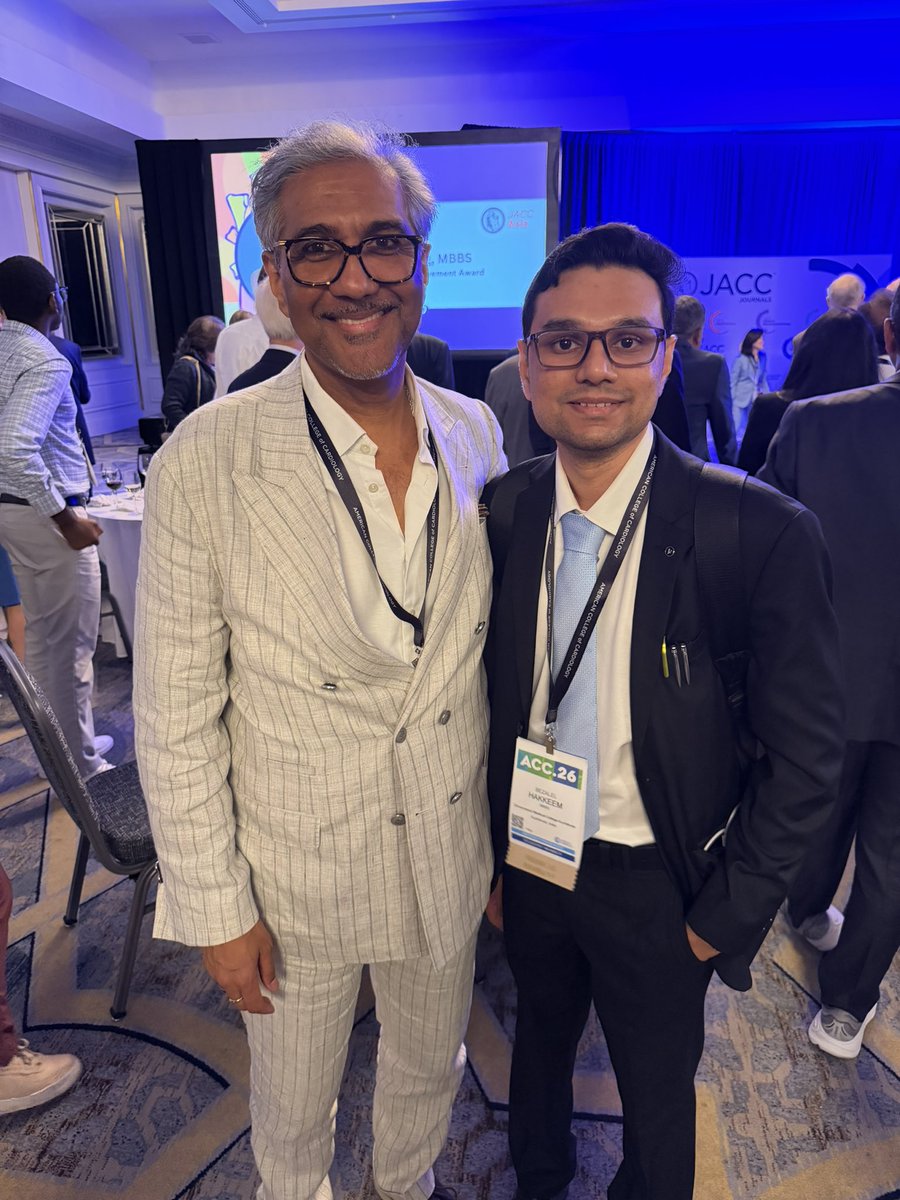 DrBezMD's tweet photo. From learning through their work to meeting them in person this truly feels surreal

Grateful for the opportunity to reconnect with many of them at #ACC26 after #ESC25

@purviparwani @CMichaelGibson @Drdevignair @ProfKausikRay  
Missed the chance to meet @DrMarthaGulati this time https://t.co/7LIixKcXXJ