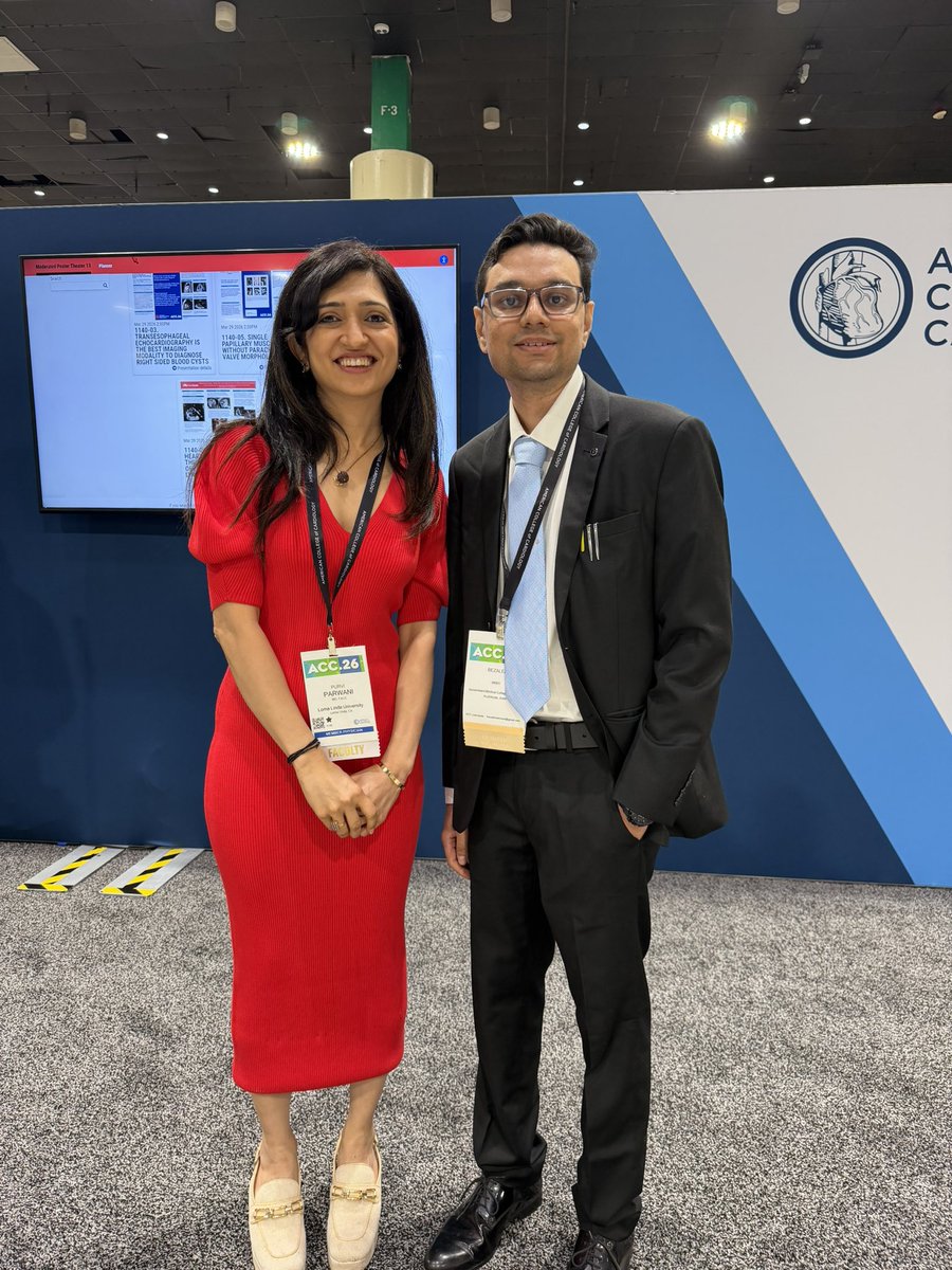 DrBezMD's tweet photo. From learning through their work to meeting them in person this truly feels surreal

Grateful for the opportunity to reconnect with many of them at #ACC26 after #ESC25

@purviparwani @CMichaelGibson @Drdevignair @ProfKausikRay  
Missed the chance to meet @DrMarthaGulati this time https://t.co/7LIixKcXXJ