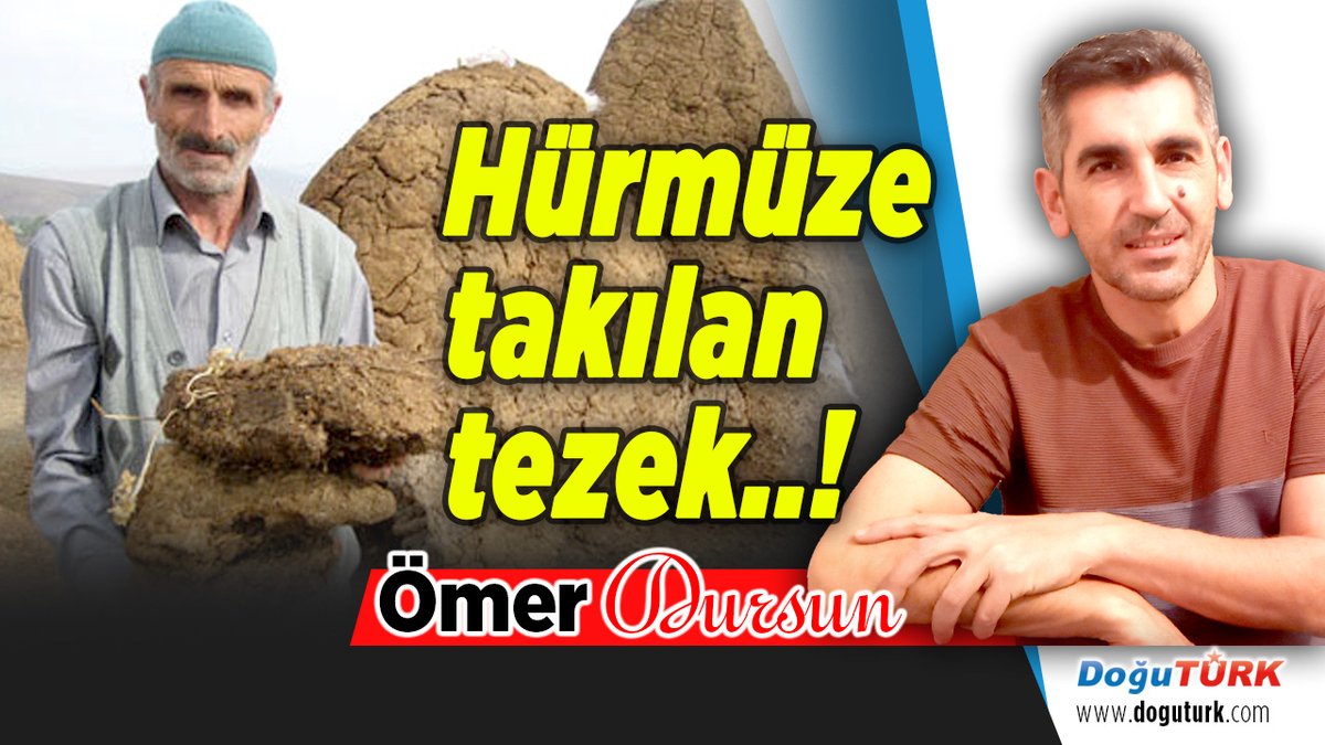 Hürmüze takılan tezek..! 
doguturk.com/hurmuze-takila… 
#erzurum #cumartesi #zam #elektrikdogalgaz <a href="/omrdrsn25/">Ömer DURSUN</a>