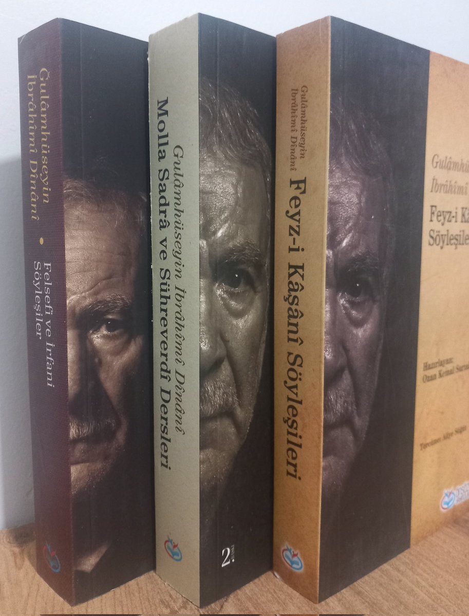 📚Hediye

Çekilişle bir kişiye İranlı arif-filozof Ğulam Hüseyin İbrahimî Dinani’nin 1500 TL'lik üç kitabını set olarak hediye edeceğim. Son tarih 14 Nisan. 

Eserler
1. Molla Sadra ve Sühreverdi Dersleri 494 sf.
2. Feyz-i Kaşanî Söyleşileri 416 sf.
3. Felsefi ve irfani