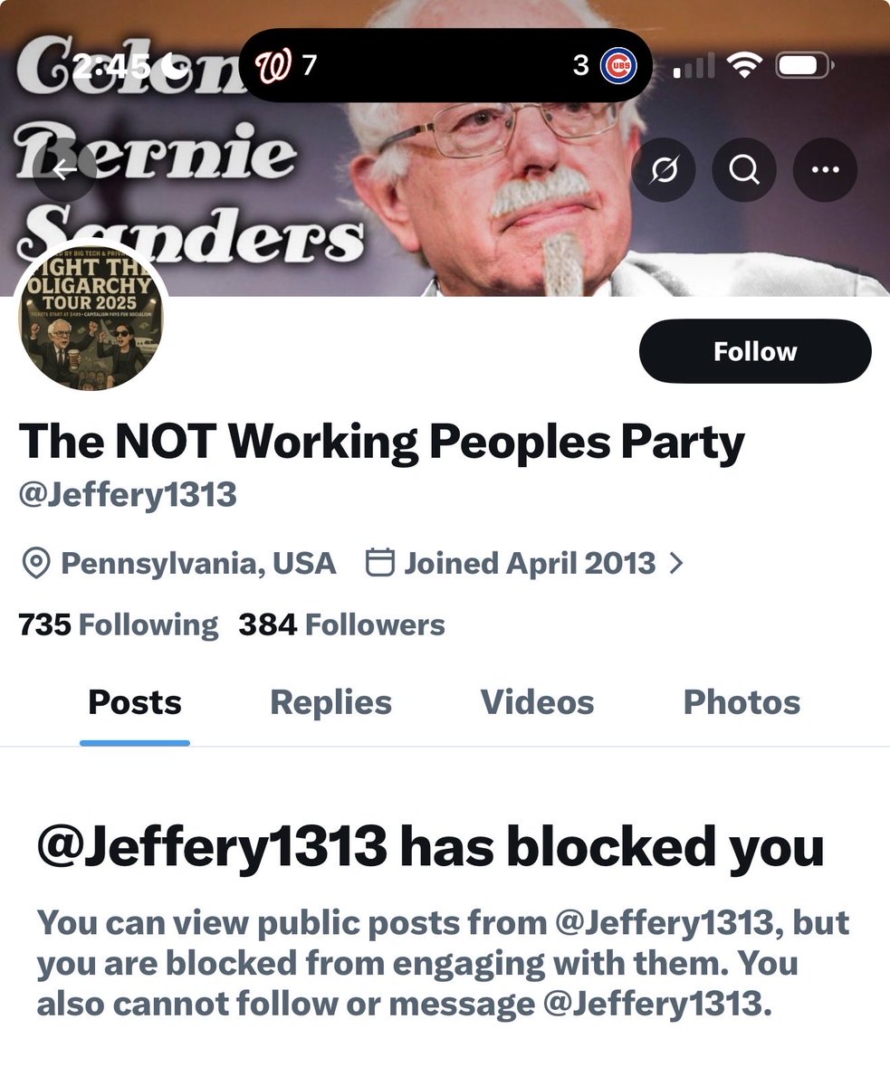Phillip_Lee's tweet photo. @kpharmd12 @Jeffery1313 😂 Jeff gets his feelings hurt real easy. https://t.co/4aOXUNdAA0