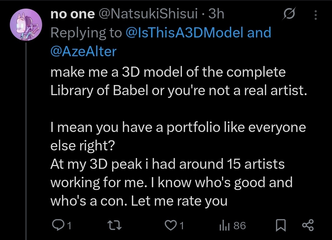 Is this a 3D model? tweet media