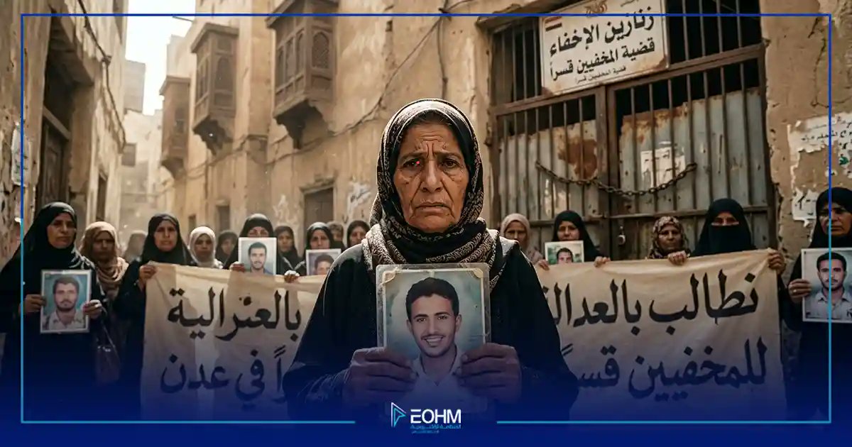 eohmorg's tweet photo. منذ 2016، ومئات الشباب في عدن مغيبون خلف قضبان الصمت بلا تهمة أو محاكمة. 💔

مأساة إنسانية تزداد وجعاً مع رحيل الأمهات الواحدة تلو الأخرى، دون أن يعرفن مصير أبنائهن. هل تُدفن الحقيقة معهن؟

اقرأ التقرير الكامل الذي أعدته الزميلة أمة الرحمن العفوري، من هنا
https://t.co/MPtVpwv65e https://t.co/tmF4kWDvWW