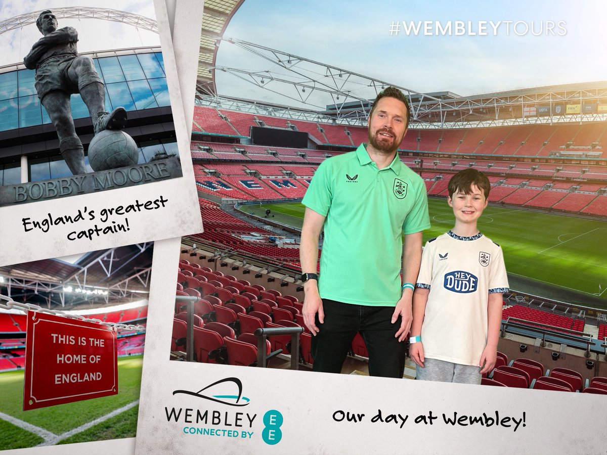 RowanChris's tweet photo. Some nice little @htafc points of interest on the @wembleystadium tour around last week’s friendlies.  Would recommend if you’re down there and want something extra to do, reasonable price too. #htafc #wembley https://t.co/Flwc80E2a5